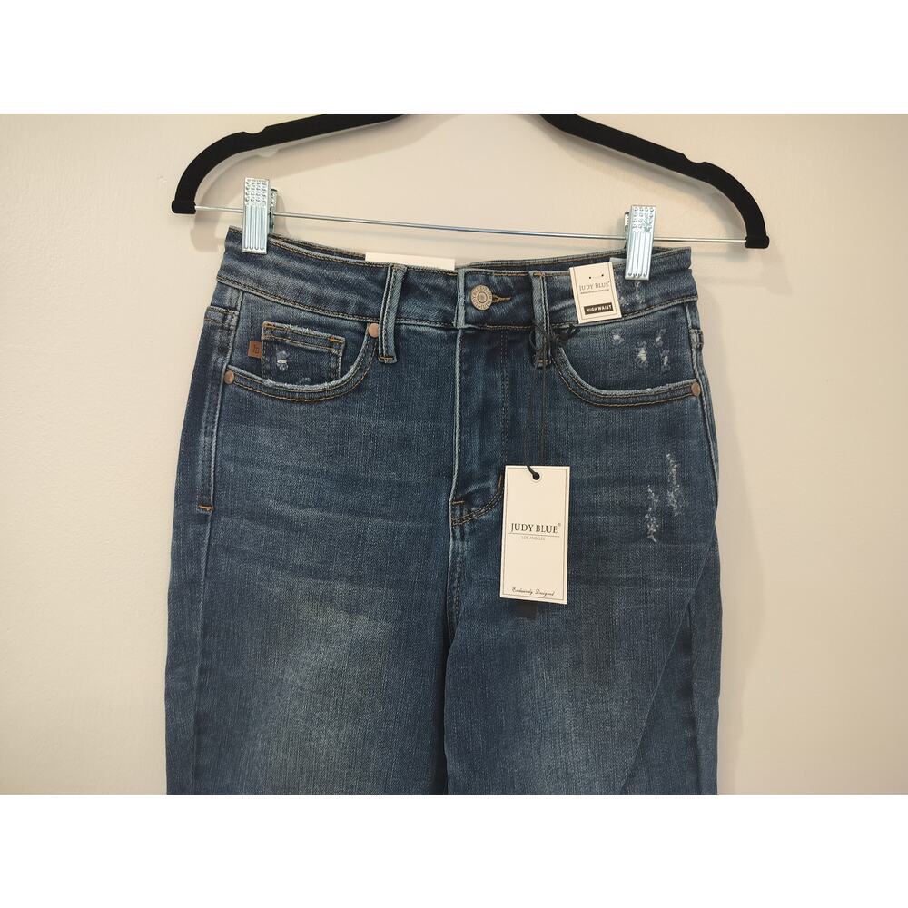 Judy Blue JB88776DK Jeans Size 1/25 High Waist Slim Fit Tummy Control - Picture 2 of 11